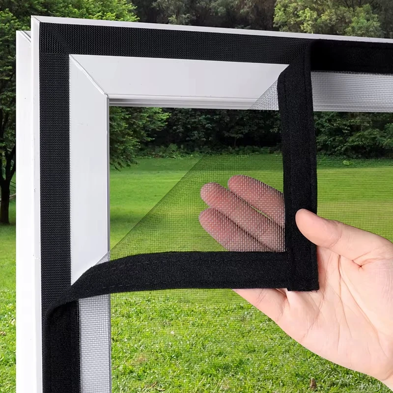 Invisible Summer Window Screen, Self-adhesive & Punch-free, Suitable for Household Bedrooms, Living Rooms and Balconies