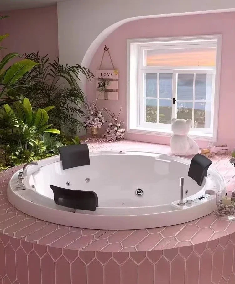 Drop-in style 3 4 person yacuzzi outdoor spa dome house prefab trend product 2023 new arrival home gadgets
