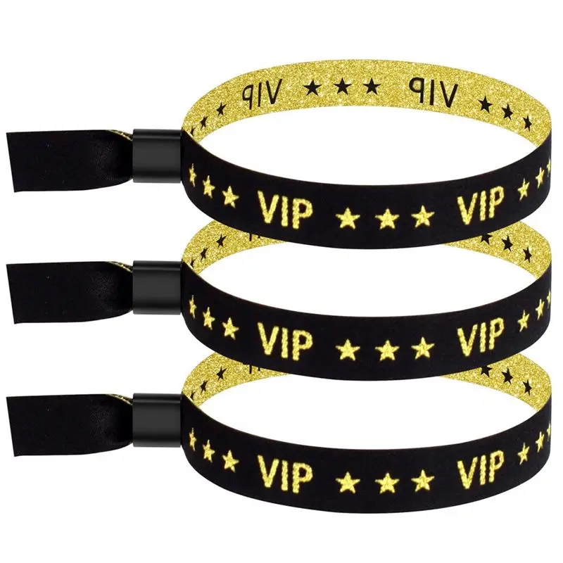 stylish-100-pack-vip-cloth-event-wristband-solid-color-cloth-wristbands-color-wristbands-for-activities-parties
