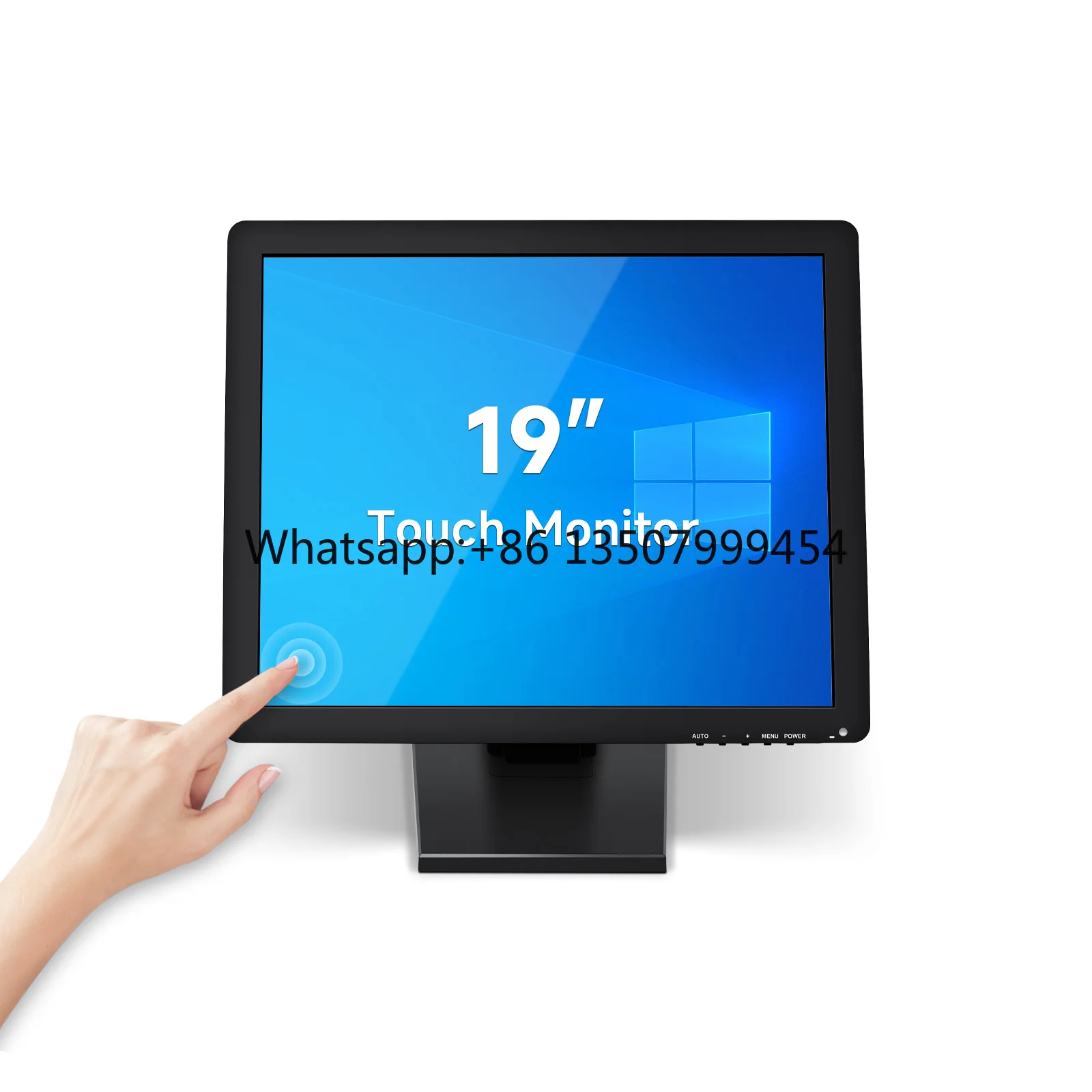 Factory Wholesale 15 17 19 Inch Touch Screen Monitor 1280x1024 4:3 Ratio IPS TN Screen 10-point Capacitive Touch Display