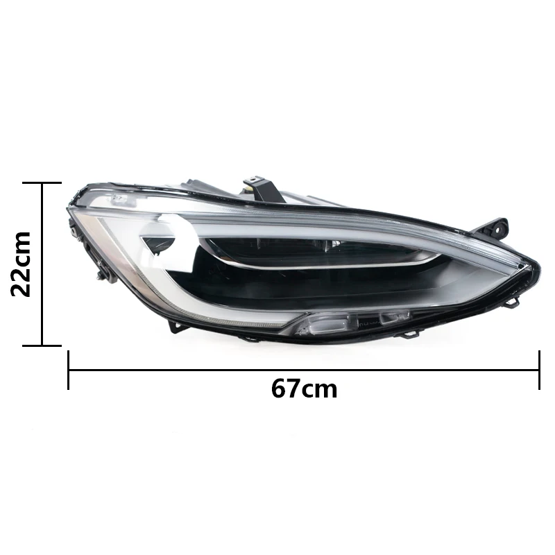 For Tesla Model S 2017 2018 2019 2020 Car Headlight Front Bumper Headlights Headlamp Headlamps 1053570-00-F 1053571-00-F