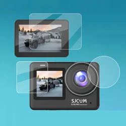 3pcs Clear Soft Film Lens Display Dual Screen Protector Cover completa protettiva per SJCAM SJ11 Active/SJ10 Pro Action Sport Camera