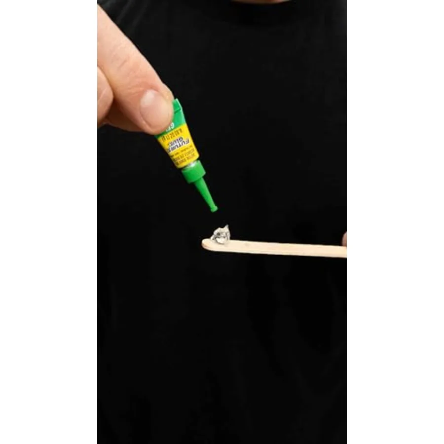 Super Glue Future Glue Gel 6 Mini Single Use Tubes, Clear, Instant Bonding, Fast Dry, Professional Cyanoacrylate Adhesive, Grea