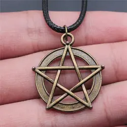 Pentagram Necklace Accessories For Women Vintage Jewelry Making Chain Length 45+4cm