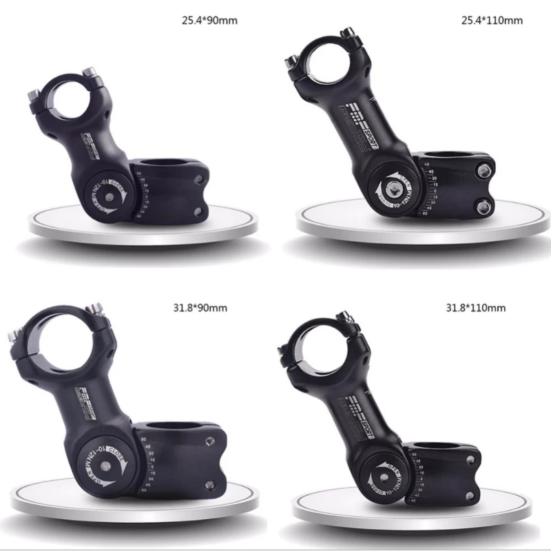 FMFXTR Adjustable Bicycle Handlebar Stem 25.4/31.8mm MTB Power 90/100/110/120mm Bridge for Mountain Bike Aluminum Cycling Table