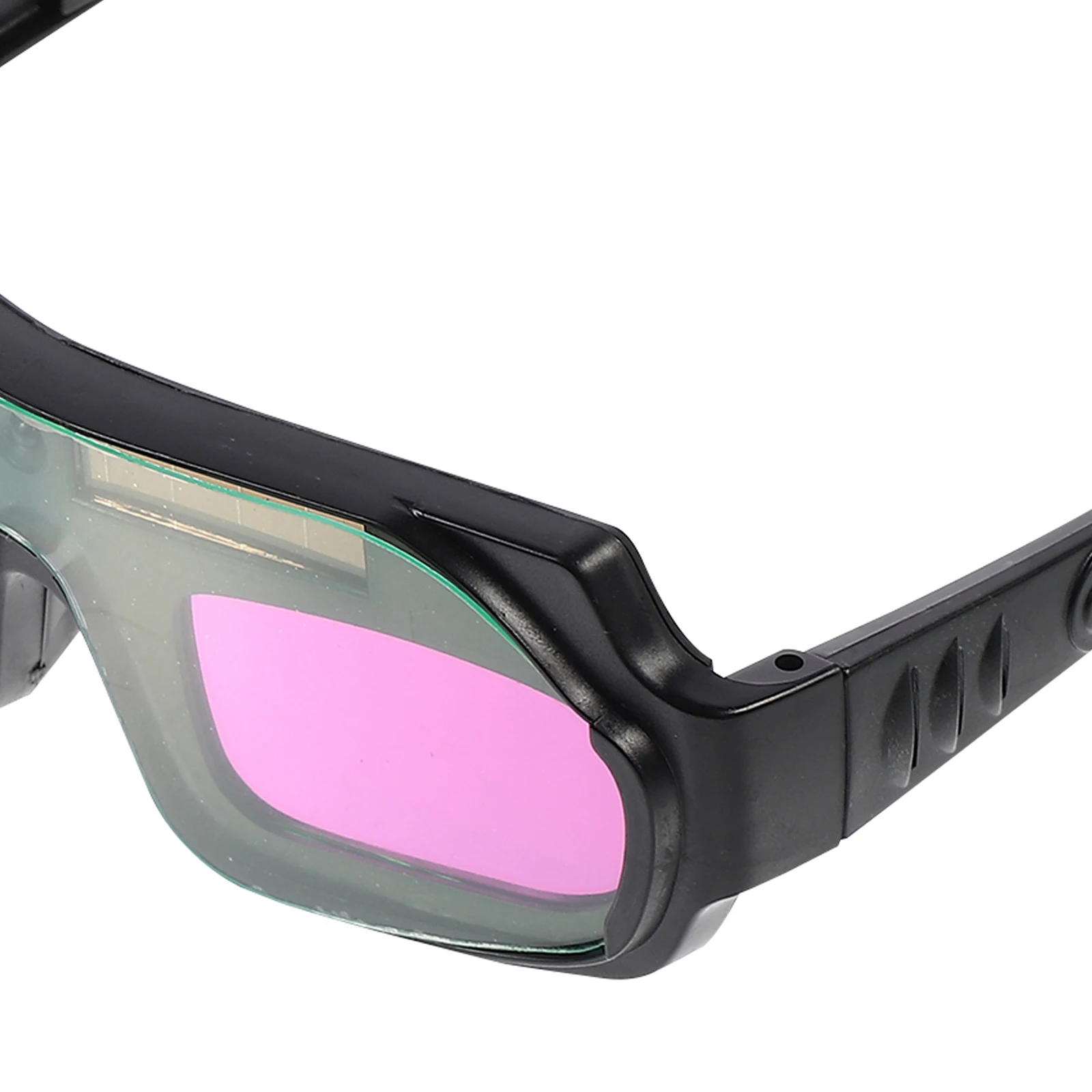 

Welding Goggles Auto Darkening Solar Powered Protective Glasses Thick Lens Durable Shock Resistant UV Protection Safety