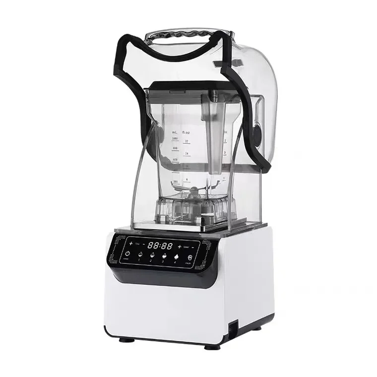 

High-end commercial smoothie machine with sound insulation cover, blender, cooking machine, high-power smoothie machine
