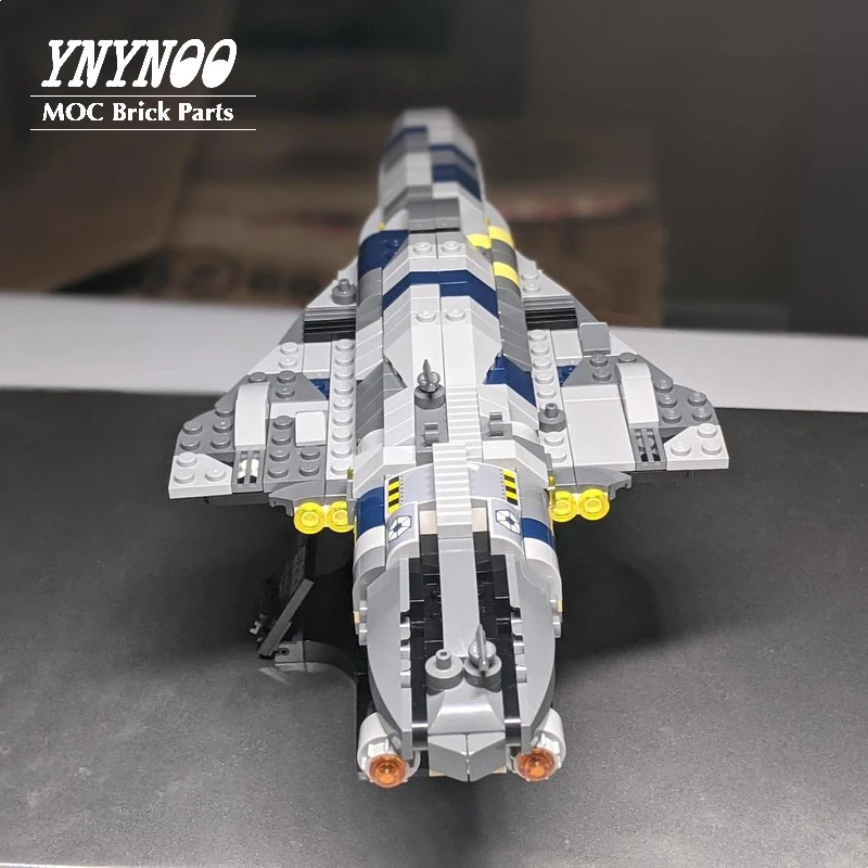Novo moc mc80 liberty star cruiser conversão mon calamari navio de guerra blocos de construção kit diy tijolos montagem modelo brinquedo presentes