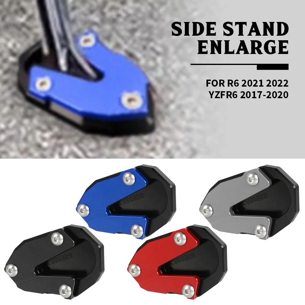 

FOR YAMAHA R6 YZF-R6 YZFR6 2016 2017 2018 2019 2021 2022 Side Stand Pad Plate Kickstand Enlarger Support Extension Enlarged Base