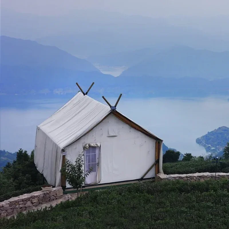 Triangle Tent Hotel Outdoor Travel Camping Shade Room Scenic Resort B & B