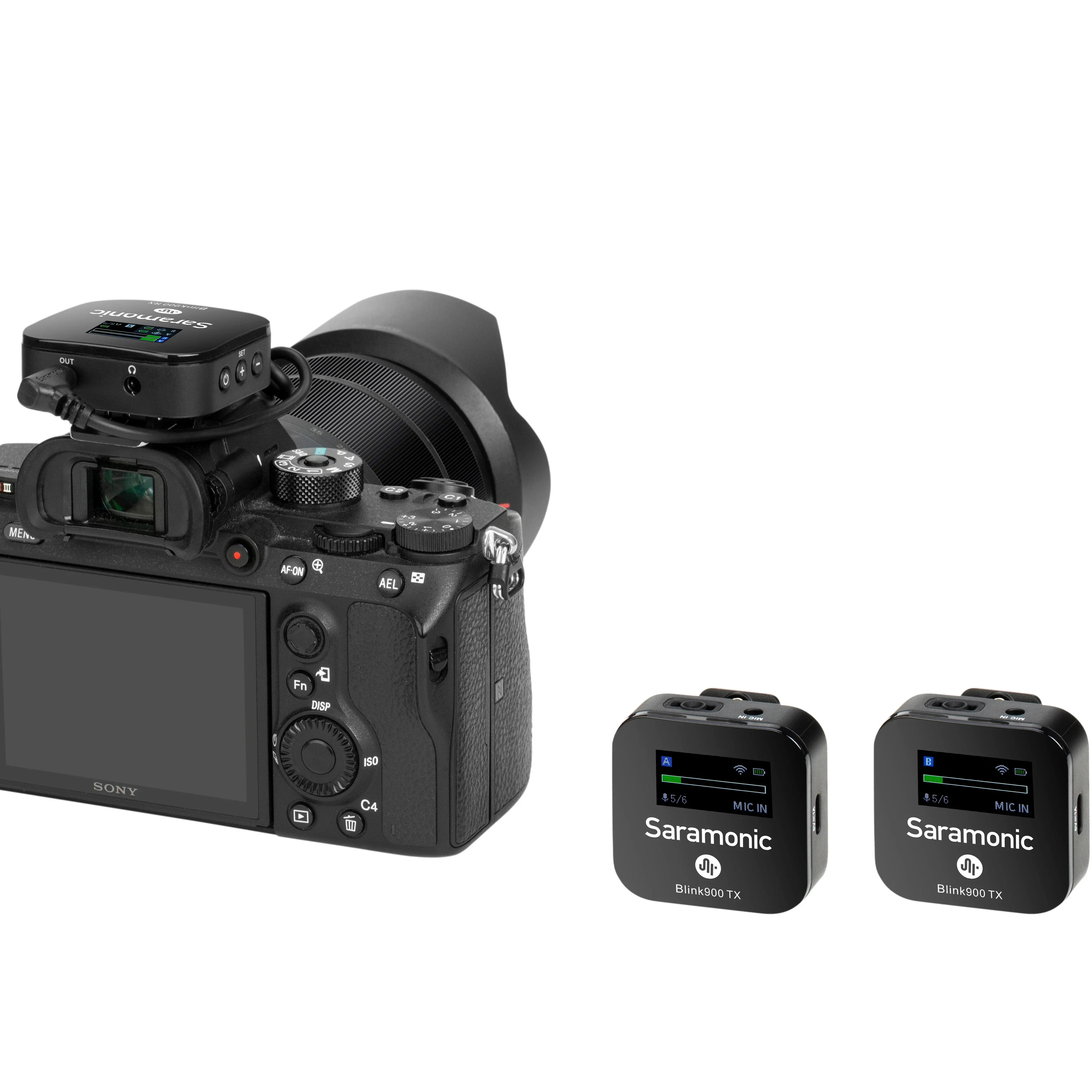 

Saramonic Blink900 2.4GHz Dual-Channel Wireless Microphone System