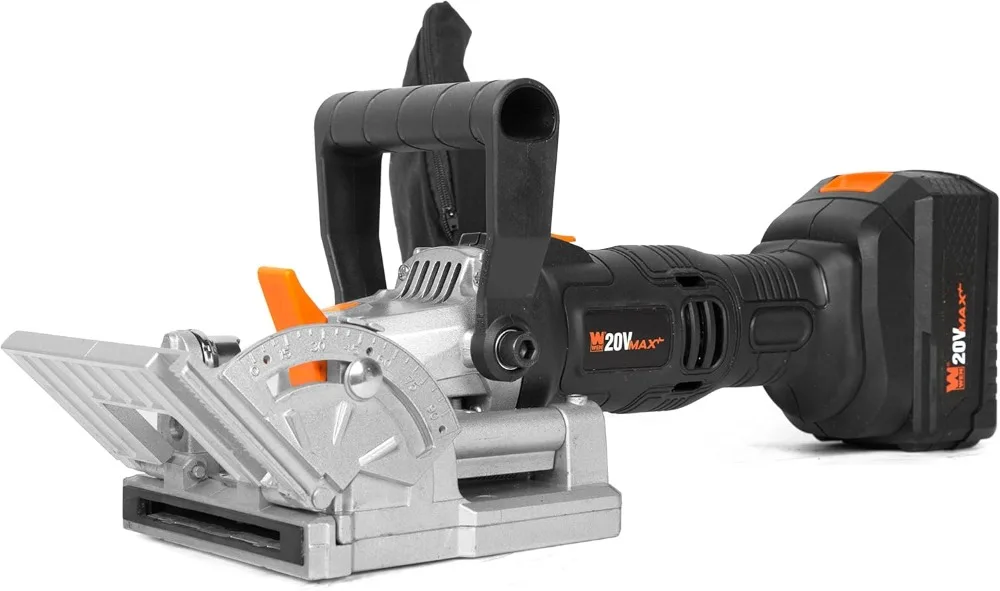 

Комплект аккумуляторной пластины и столярной плиты для печенья с аккумулятором 20 В, регулируемым ограждением, литий-ионный аккумулятор емкостью 4,0 Ач