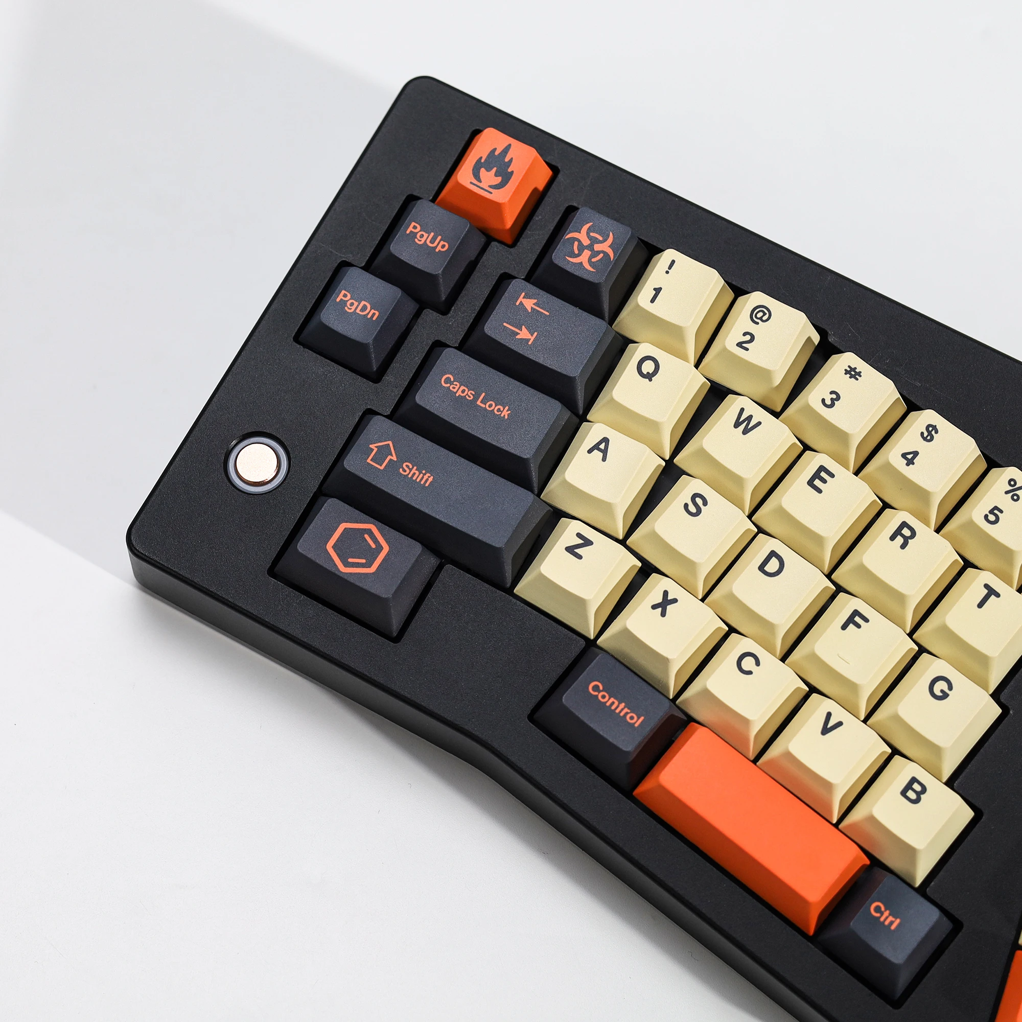 KBDiy GMK Tastenkappen Retro GMK Carbon Cherry Profil PBT Alice Tastenkappen Benutzerdefinierte DIY für MX-Schalter Gaming 60 Mechanische Tastatur KIT – Detail 10