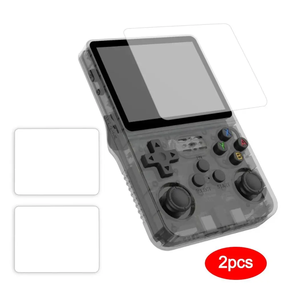 2pcs Replacement Anti-Fingerprint Screen Protector Anti-Scratch Durable Tempered Glass HD Protective Film for R36S