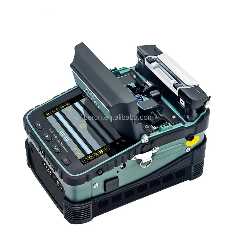 SIgnal Fire AI-6A AI-6A+ 6 Motor Optical Fiber Fusion Splicing Machine  with VIsual Fault Locator  and Optical Power Meter