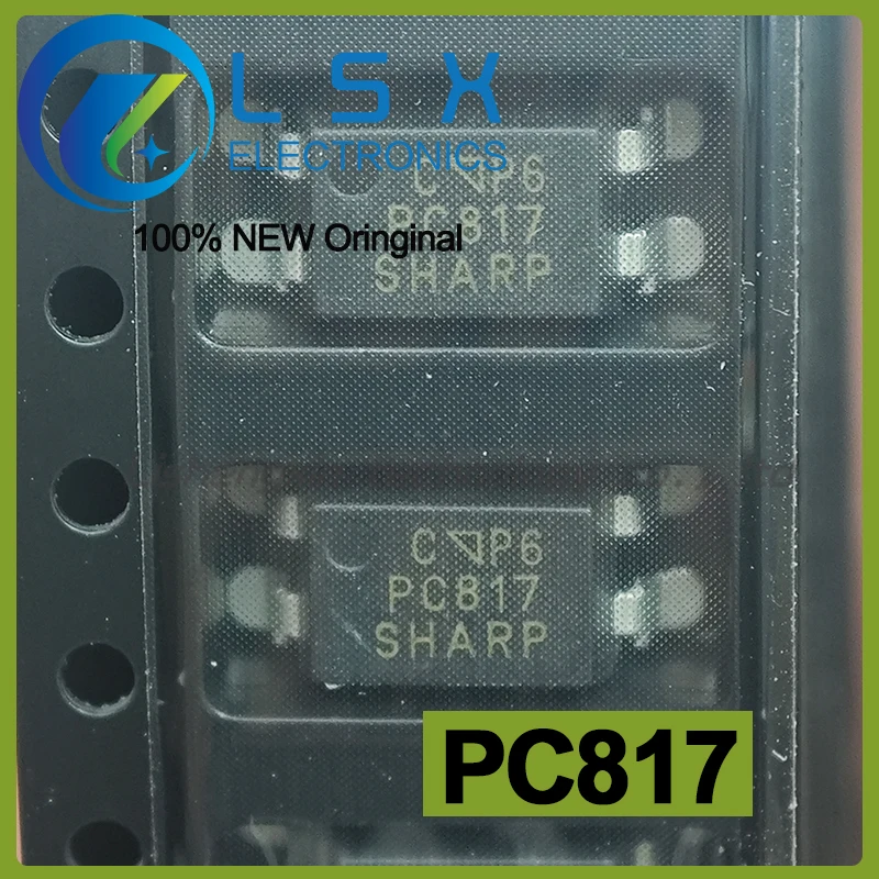 100pcs PC817 DIP4 Optocoupler Straight in  In Stock Fast Shipping Quality guarantee