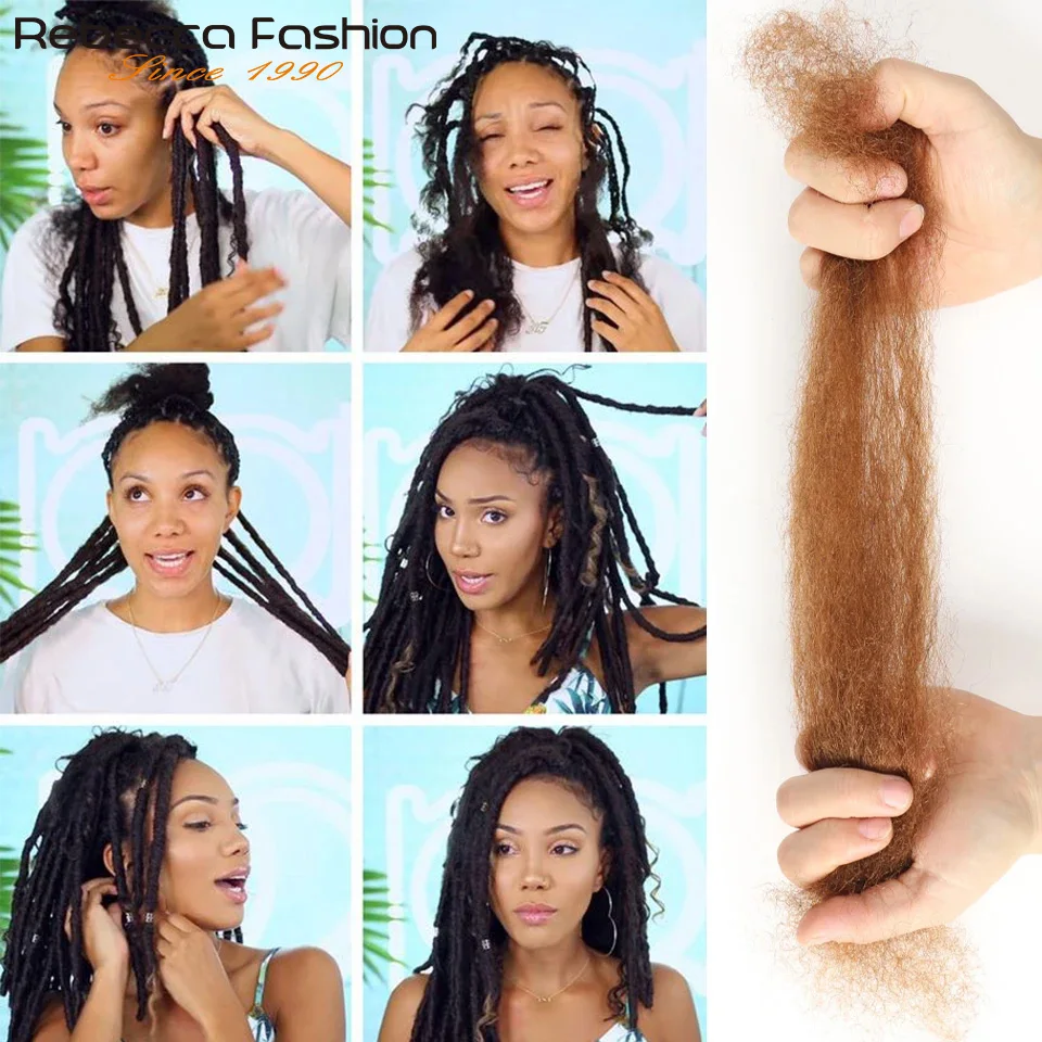 Cabelo afro crespo em massa para trança da Rebecca Fashion – aparência natural, leve, perfeito para penteado africano