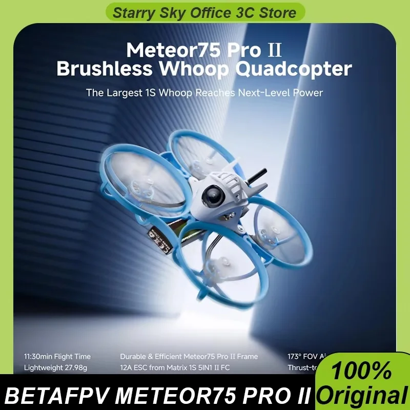 BETAFPV Meteor75 Pro II Meteor65 Pro II Brushless Whoop Quadcopter 170° FOV Air Camera Whoop Quadcopter Developer Kit FPV Drone