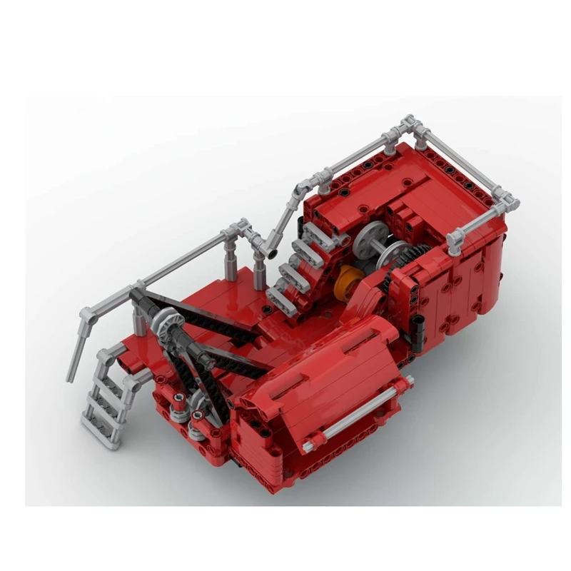 MOC-238562 Building Blocks M93x Half-Track Chassis Vehicle Model 1670 Pieces Children's Birthday Christmas New Year Toy Gift