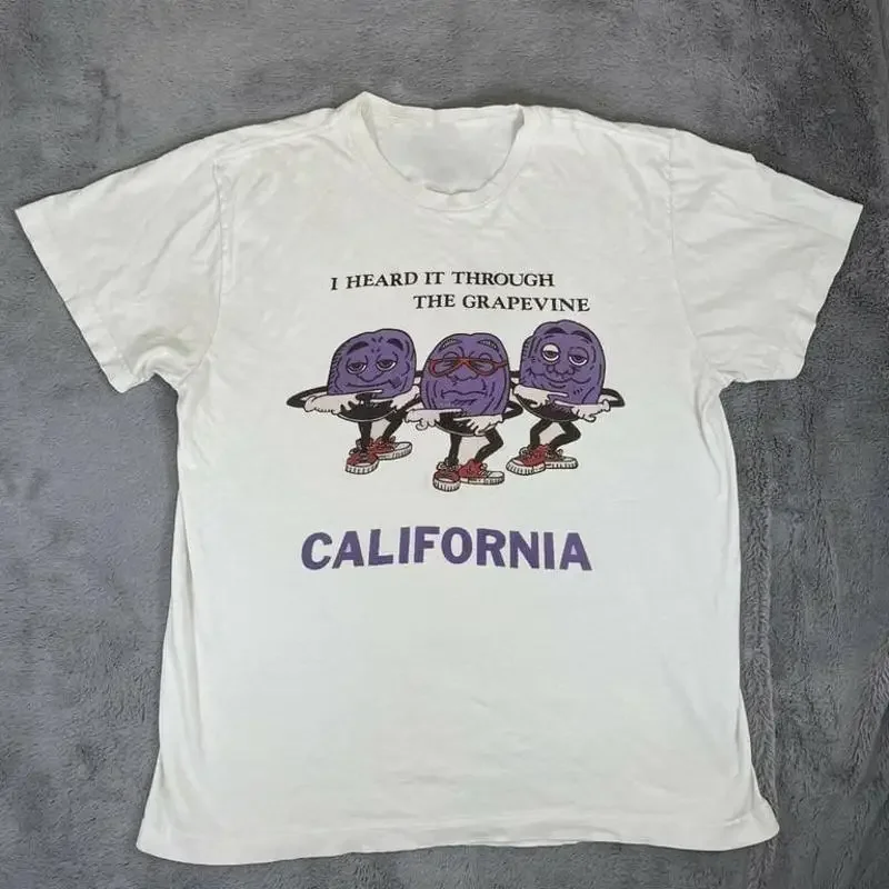 California Raisins I Heard It Through Grapevines T Shirt Full Size S 5Xl Sn612