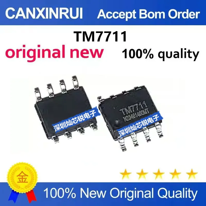 (5-100pieces)Brand new original TM7711 SMD SOP8 high-precision ADC chip, single-channel IC for electronic scale measurement