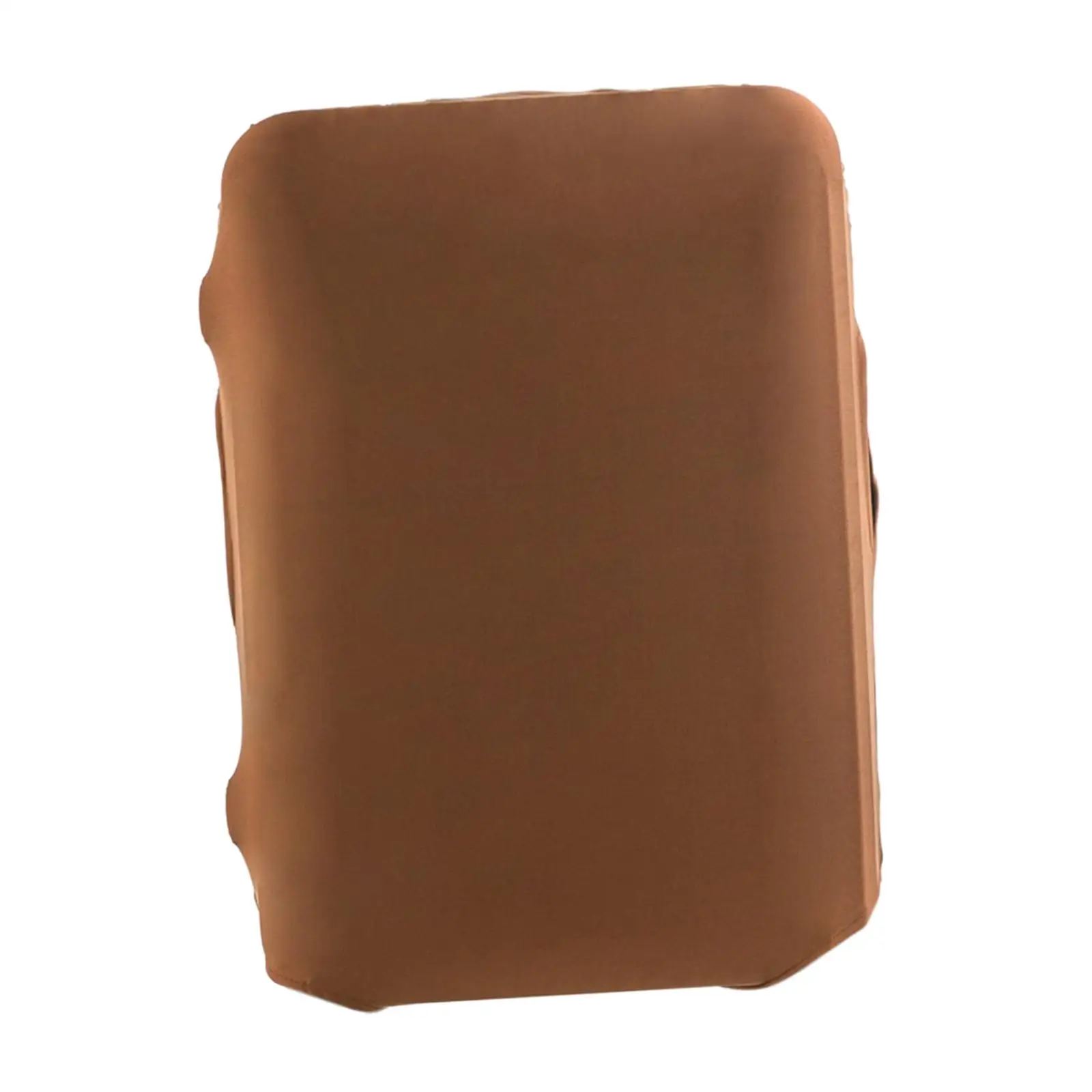 

Protective Travel Suitcase Cover Brown Elastic Cloth Trolley Luggage Case Protector Sturdy Multipurpose Accessory Reusable