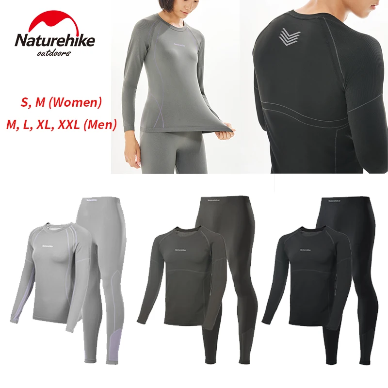 

Naturehike Quick-Drying Thermal Underwear Suit Men Women Outdoor Skiing Hiking Mountaineering One-Way Guide Wet Sports Clothing