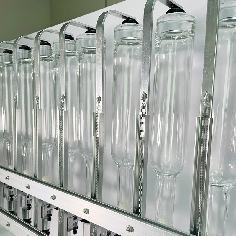 12 Pump Perfume Dispenser Glass Display Stand Bulk Fragrance Bar Aroma Set Straight Rack for Shop