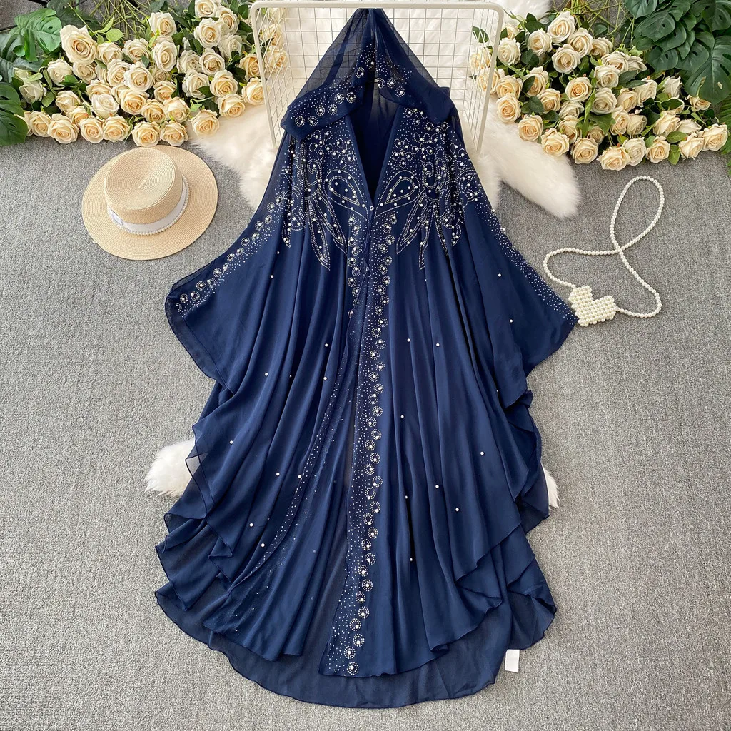 Women's Elegant Printed Dress Party Travel Daily Comfortable Fashion Outfit Casual Vacation Multiple Sizes Long Style MA243