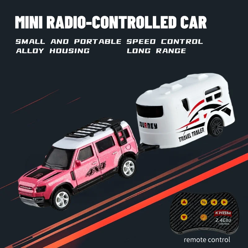 Neues RC-Auto, MINI-Legierung, 1/64 ferngesteuertes Auto, bequem zu tragen, 60 Minuten Arbeitszeit, Kindergeschenke, elektronisches Spielzeug