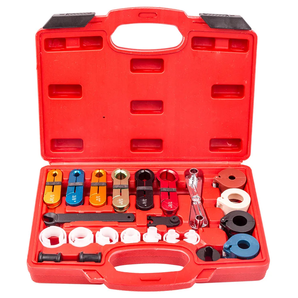 22pcs A/C Transmission Fuel & Air Conditioning Line Disconnect Removal Tool Kit