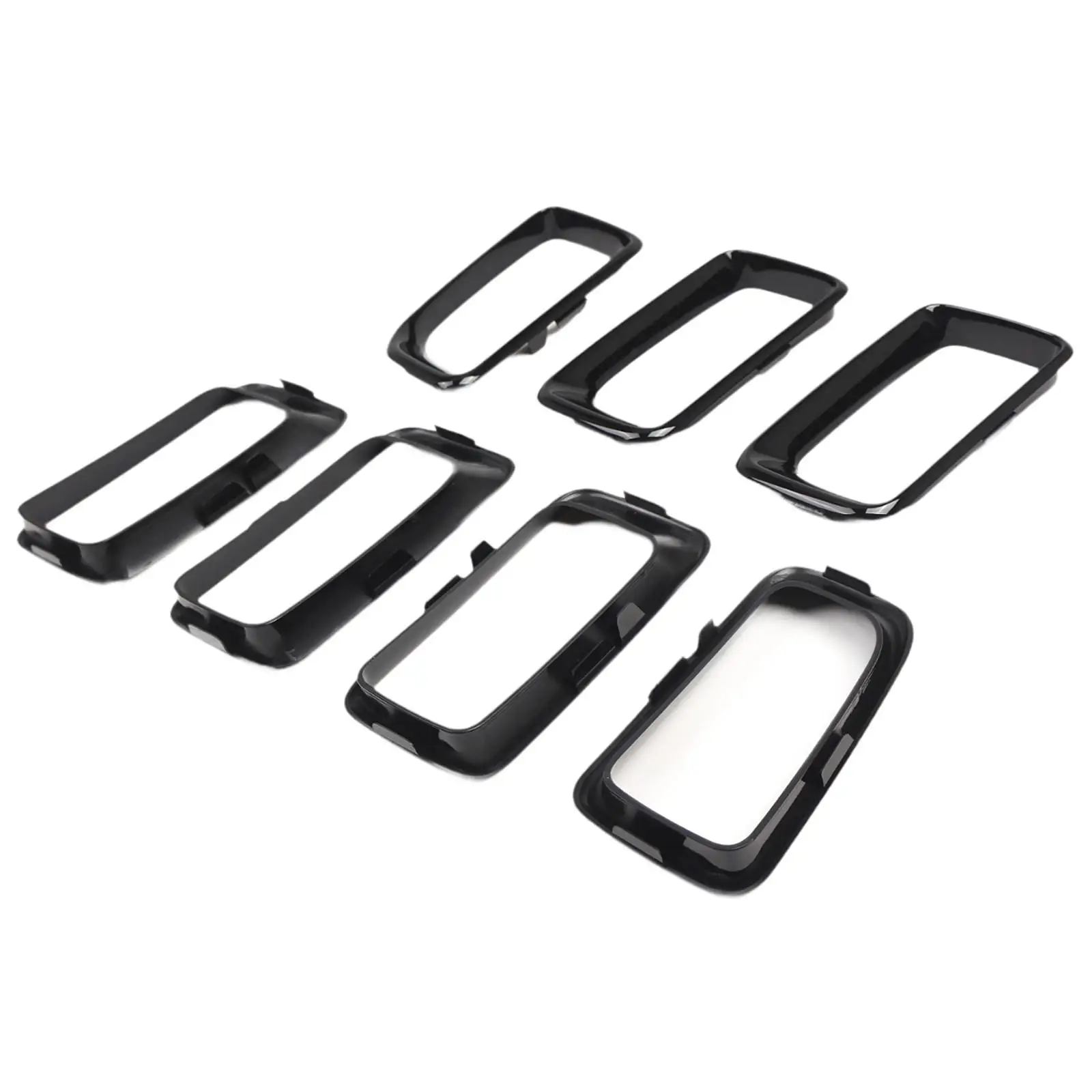 

7 Pieces Front Grille Trim Rings Insert Cover Replace 68109865AA Premium Repair