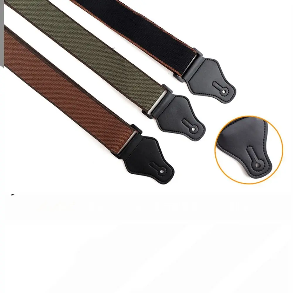 New Adjustable Guitar Strap Cotton Non Slip Electric Guitar Strap With 3 Guitar Pick Holders Guitar Accessories Bass Belt