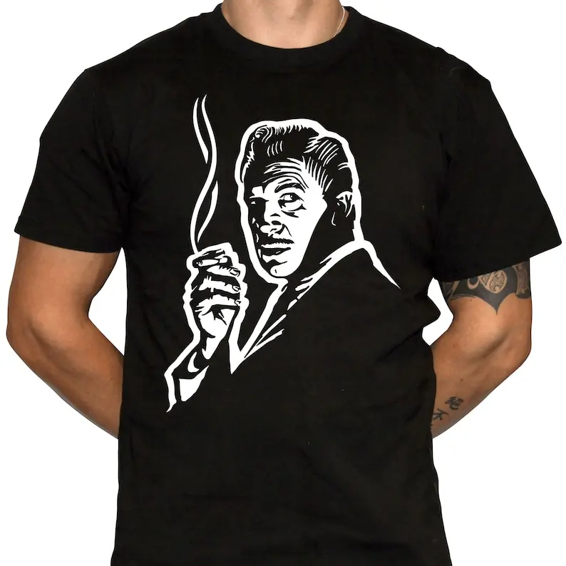 

Vincent Price T-Shirt - Original Illustration - 100% Preshrunk Cotton T-Shirt