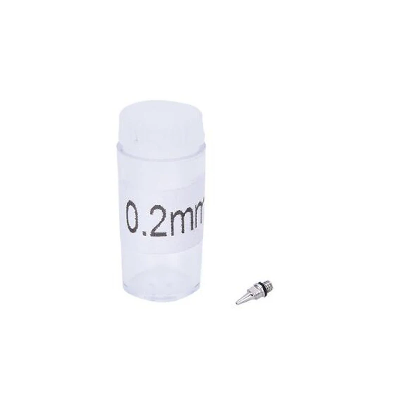 1Pcs 0.2mm/0.3mm/0.4mm/0.5mm Nozzle Replacement Stainless Steel for Airbrush Spray Gun Nozzle Replacement Kit