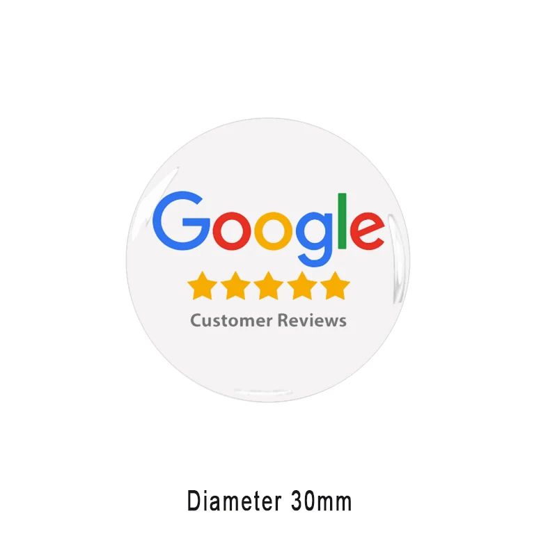 Google Review Epoxy Sticker Increase Your Reviews 13.56MHz Programmable NFC Touch NTAG213 NFC Tag Sticker Epoxy Lables