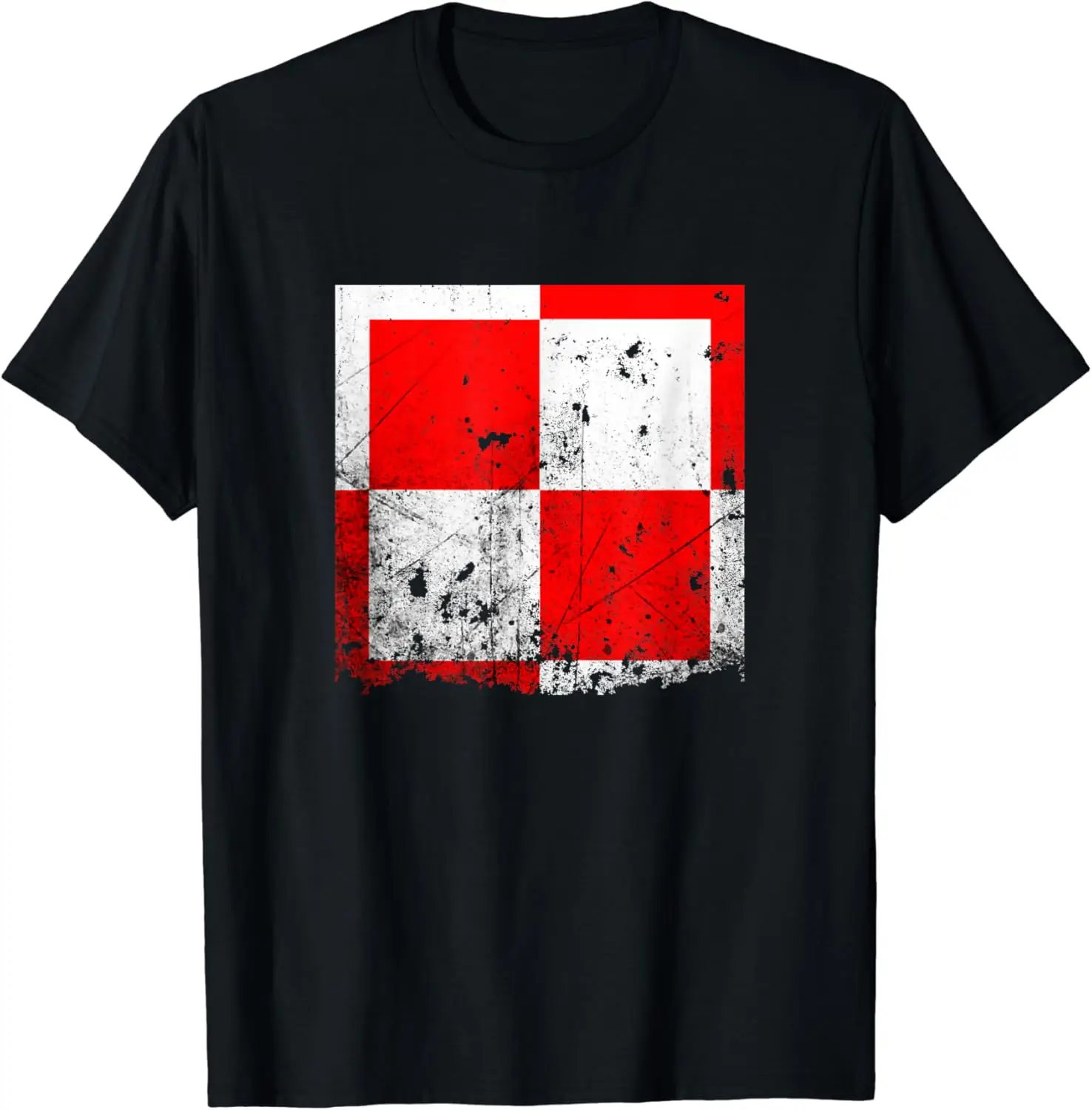 Polish Checker Air Force Army Emblem Proud Heritage Tshirt T-Shirt