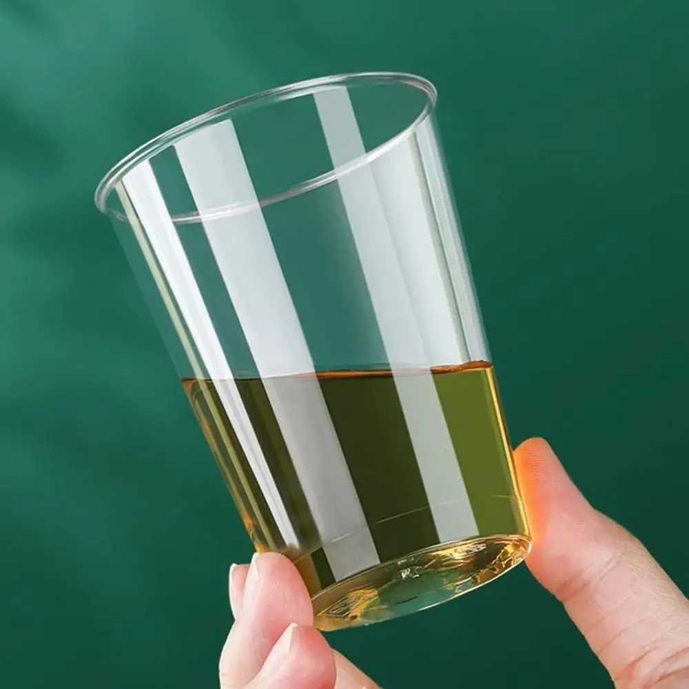 

Многофункциональная одноразовая чашка для воды 200 мл, пластиковая пищевая прозрачная авиационная чашка, термостойкая утолщенная чашка для вина, вечерние