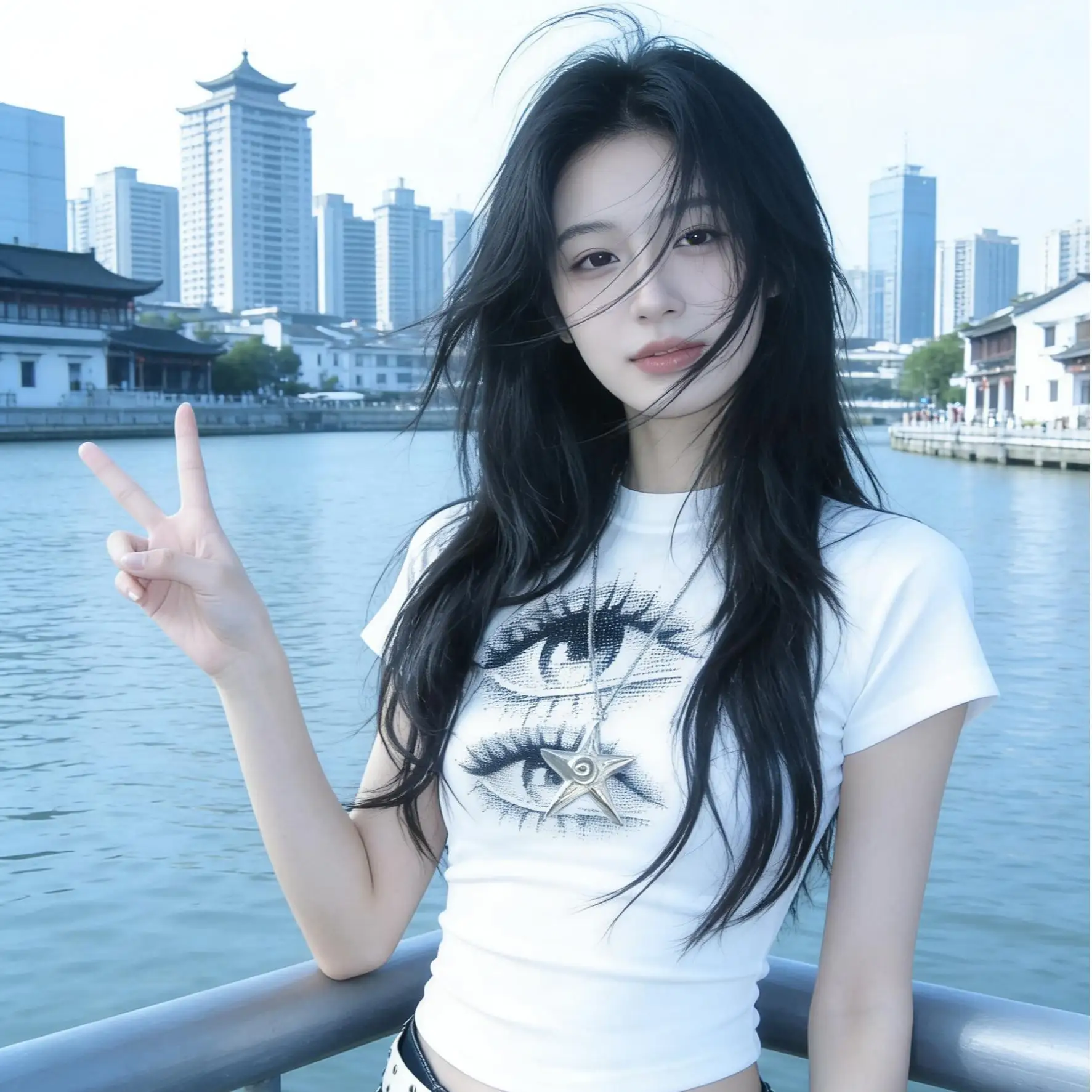 Eyes Pirnt Gothic Fashion T-shirt Crop Tops Women Streetwear Kpop Harajuku Sexy Tees Shirt Vintage Cheap Clothes Woman Tshirts
