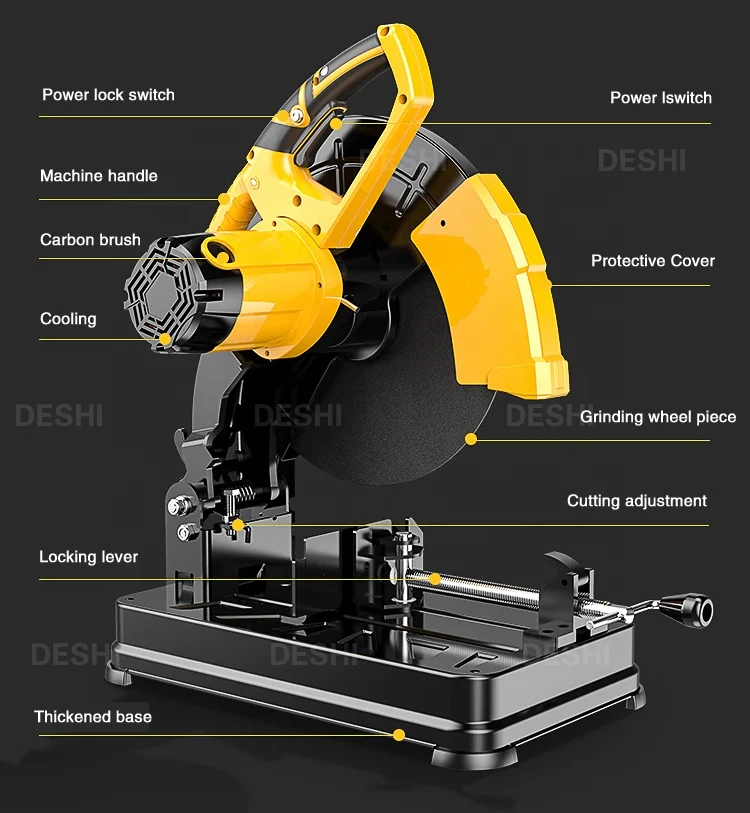 New Cutting Machine High Power Metal Profile Wood Stainless Steel 45 Degree Steel Machine 355mm