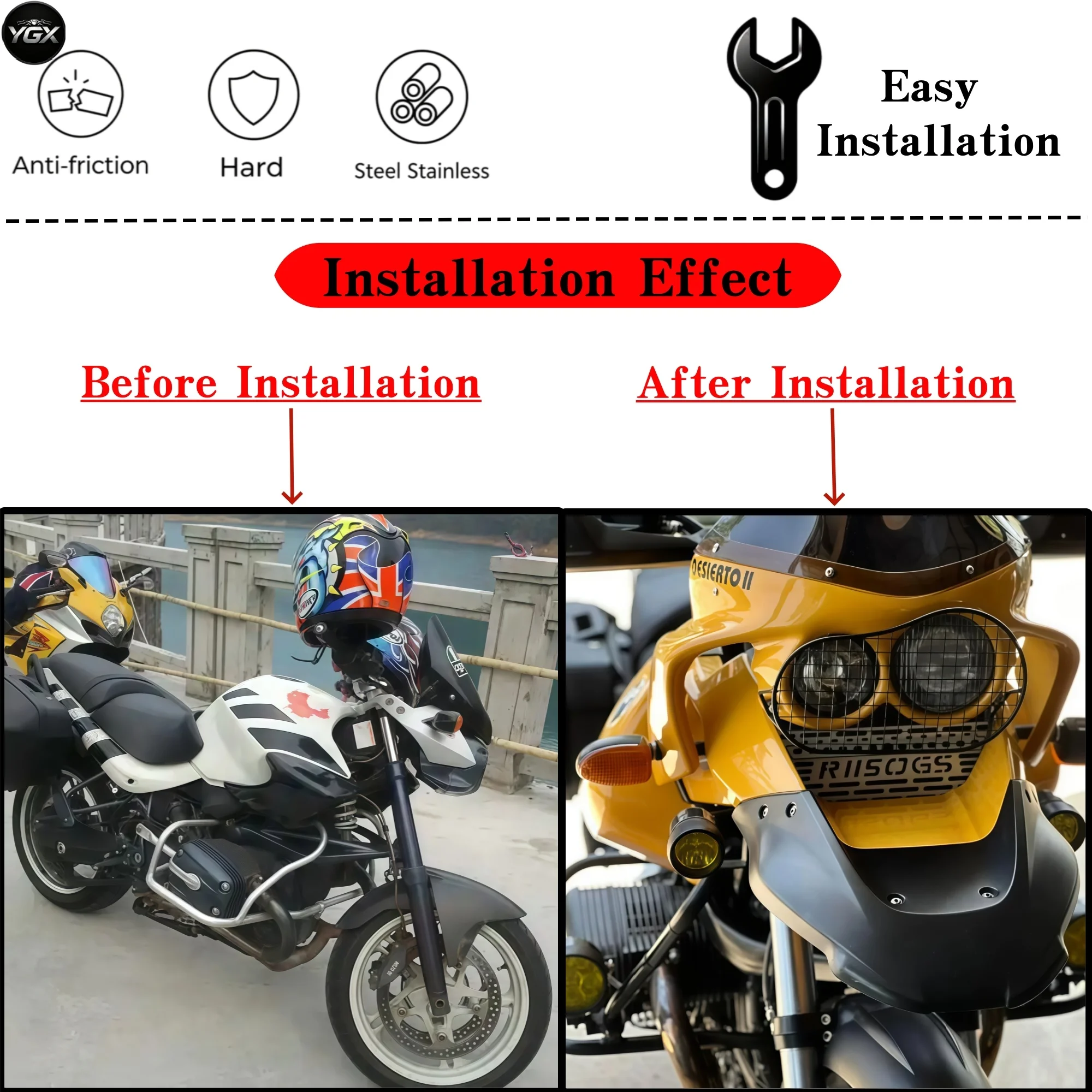 Motorcycle Accessories Fairing Beak Front Longer Mudguard Modified Decoration For BMW R1150GS ADV R1150 GS