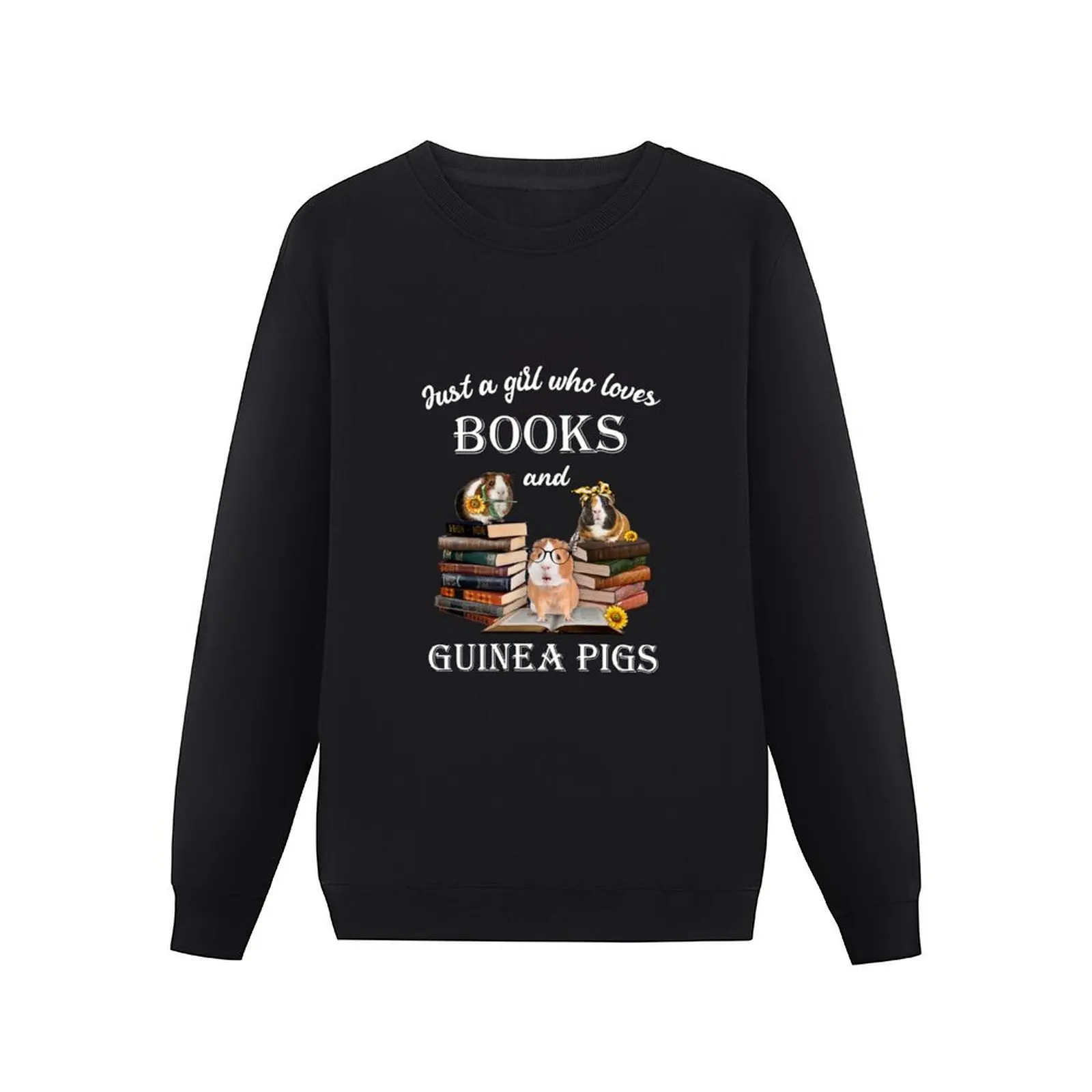 Best Guinea Pig Books Lover Librarian Reading Girl Teacher Life Pet Owner Pullover Hoodie autumn new sweatshirt