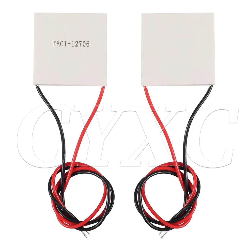 1-10PCS TEC1-12706 Thermoelectric Cooler Peltier Elemente Module 65W 12V 5.8A Plate Module for Cooling for Power Generation