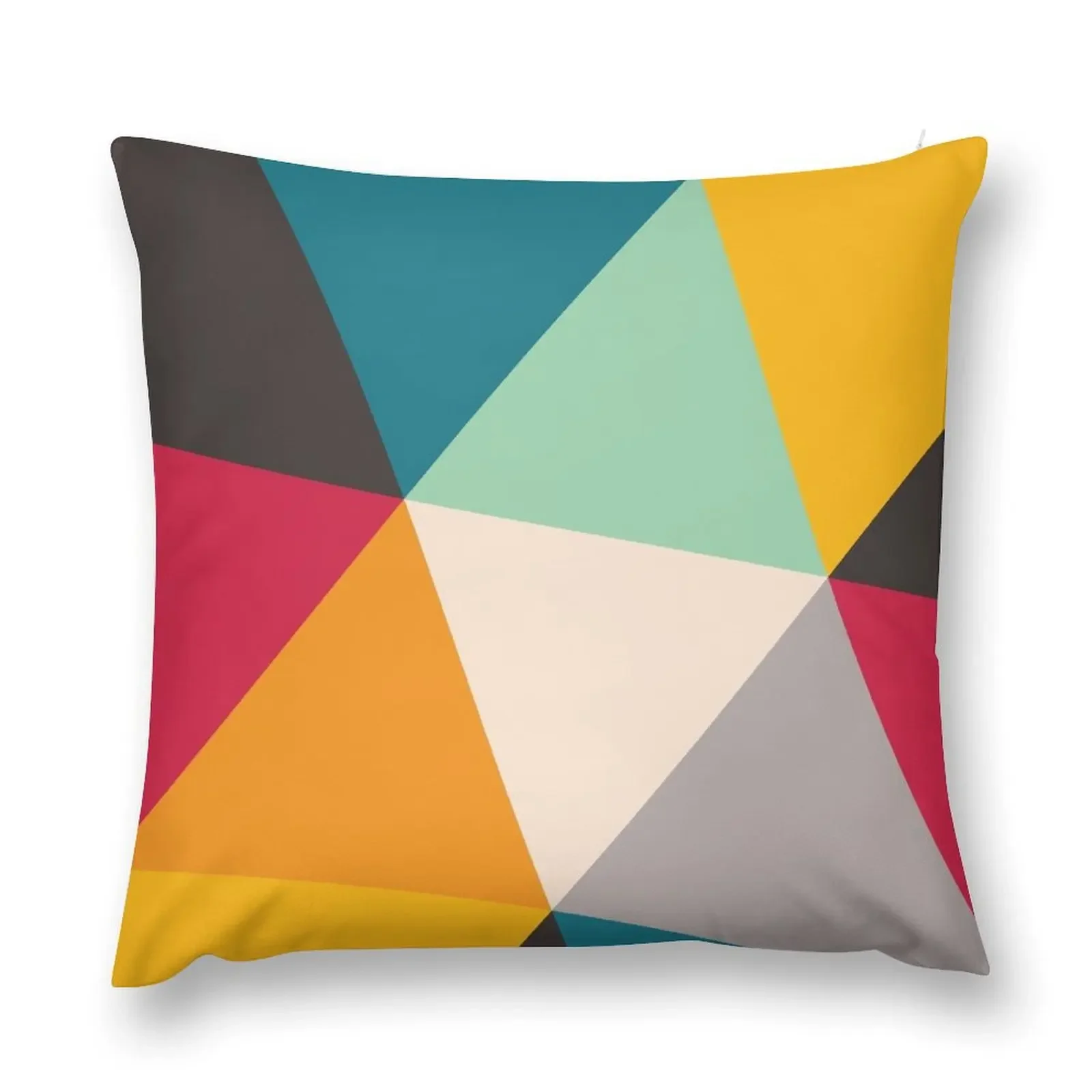 

Colourful Geometric Triangles (2012) Throw Pillow home decor items pillowcases for sofa cushions Cushion Cover Luxury pillow