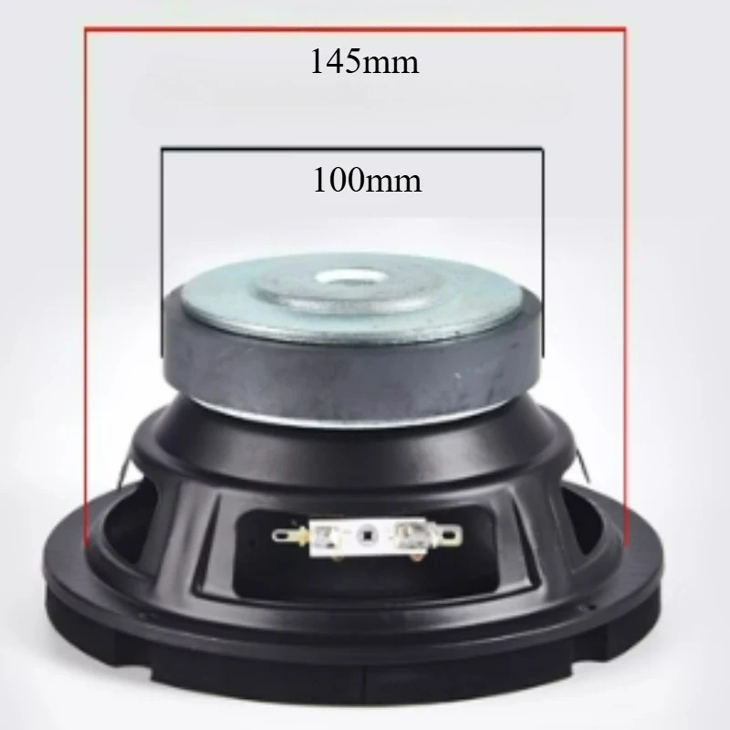 SOTAMIA 1 個 6.5 インチサブウーファーオーディオスピーカー 4 オーム 200 ワットバブルエッジロングストローク HIFI スピーカーサウンドホームシアタースピーカー