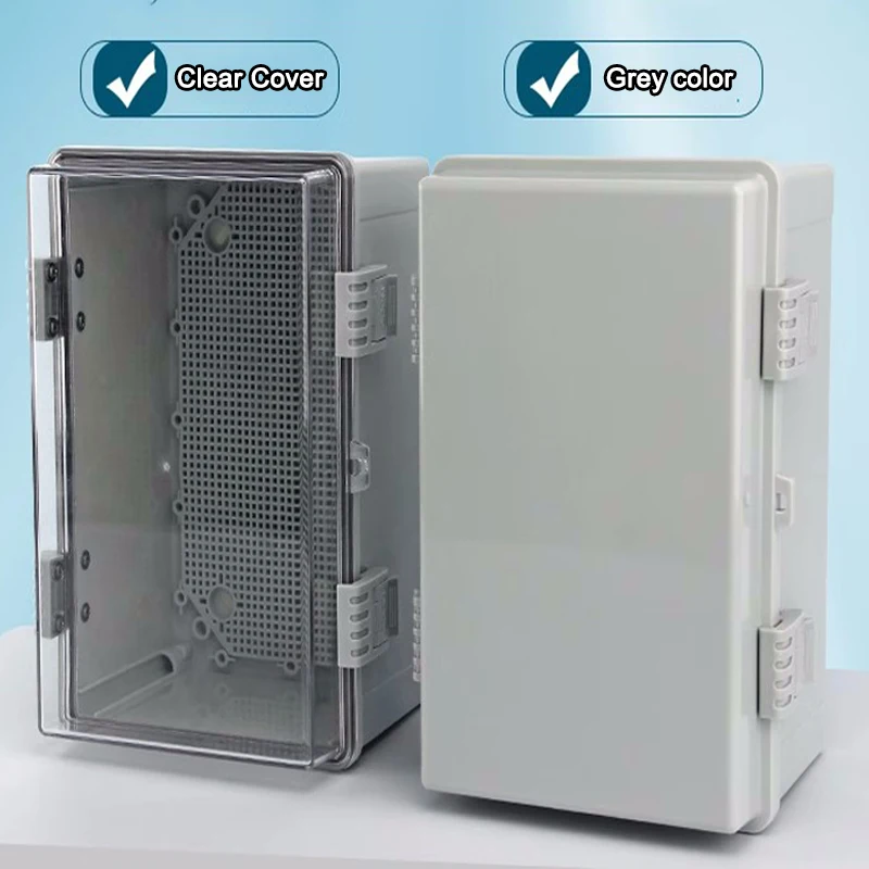 Waterproof Buckle Project Box ABS Plastic Electric Control Hinged Shell Wire Connection Cable Clasp Junction Box Instrument Case