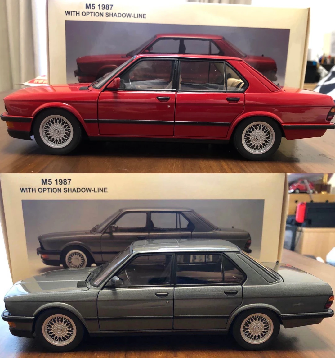 Autoart 1:18 M5 1987 Simulation Limited Edition All Open Alloy Metal Static Car Model Toy Gift