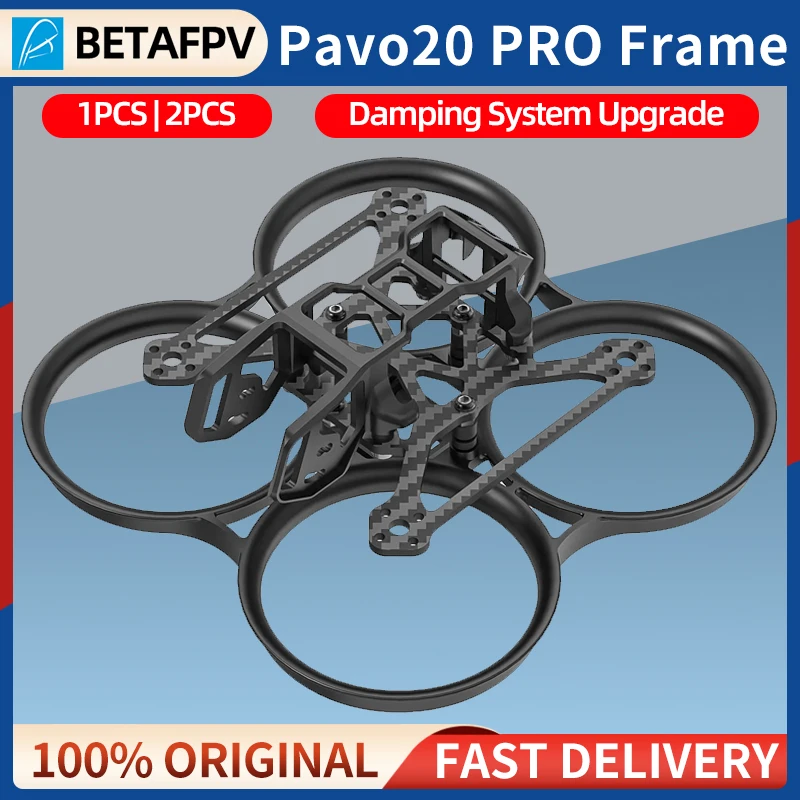 1/2PCS BETAFPV Pavo20 PRO Brushless Whoop Frame KIT 3S Lipo For 1104 7200KV Motor FA 20A FC DJI O3 FPV Racing Quadocopter Drone