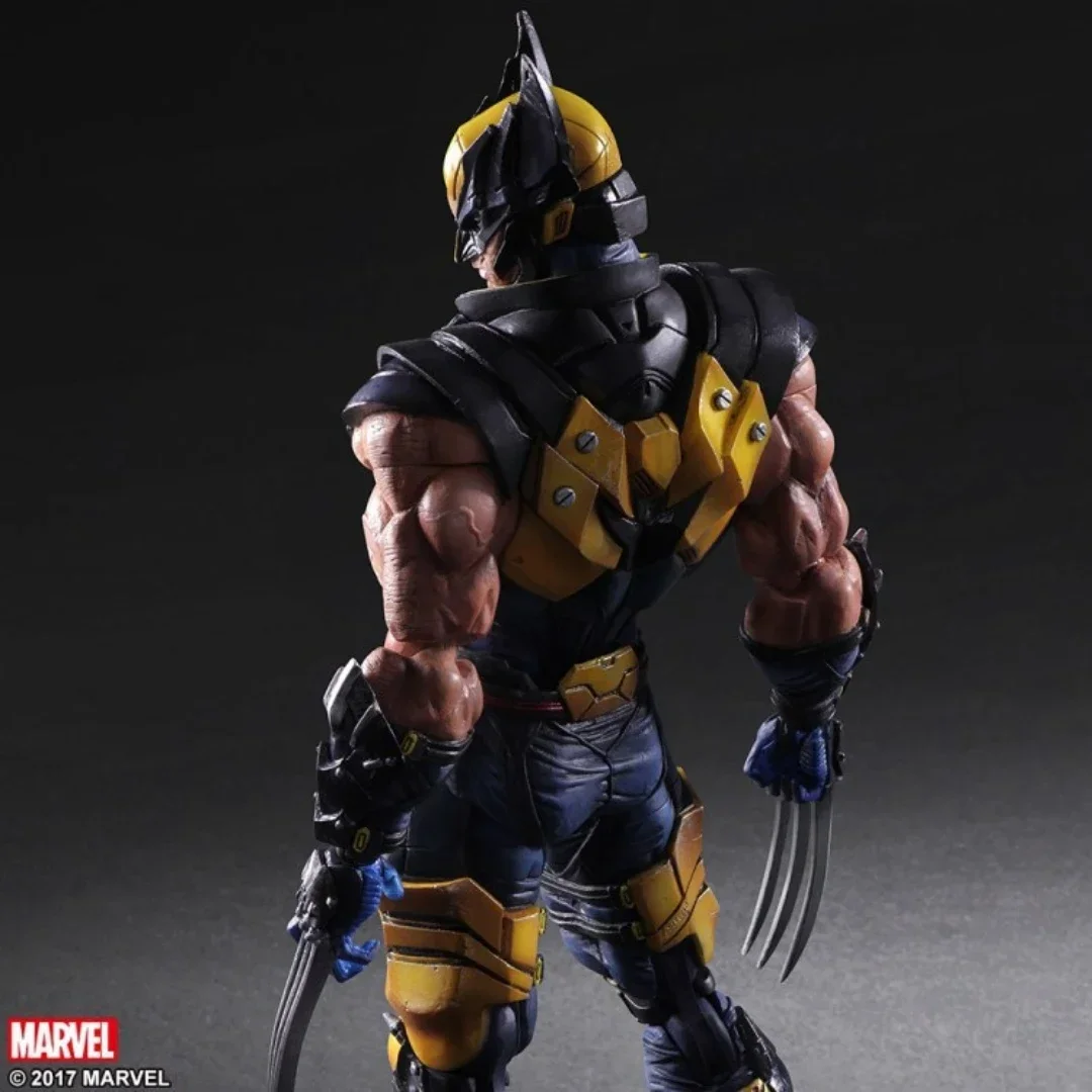 

Marvel Avengers: Warfighter Wolf Uncle With Movable Joints, Domineering Tabletop Ornaments, Action Figurines, Statue Models, Gra