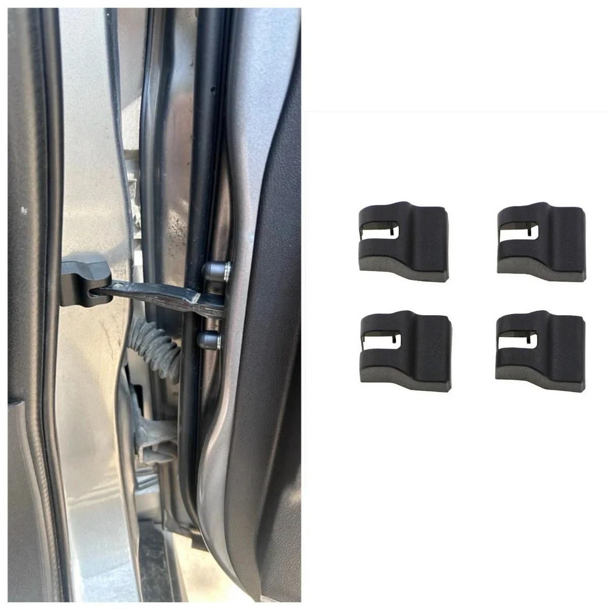 ABS Car Door Lock Cover Doors Check Arm Stopper Cover for Mitsubishi Lancer EX ASX Outlander Sport Protector Accessories